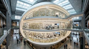 Darwin Centre Cocoon interior at Natural History Museum London with preserved specimen collection